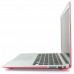 MacBook Air 11.6'' (Model : A1370 / A1465) - 2 in 1 Clear Pink Matte Soft-Touch Plastic Notebook Hard Case Cover & Silicone Keyboard Cover